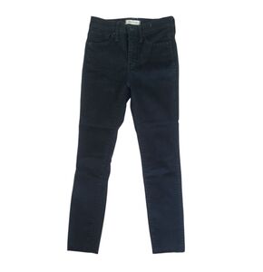 Madewell Skinny Jeans. 10" High-Rise Size 25. Black